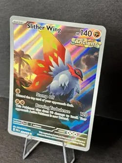 Pokemon TCG Slither Wing Illustration Rare Holo Card 203/182 Sv04: Paradox Rift - Image 4