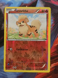 Growlithe 11/99 B&W Next Destinies Reverse Holo Common Pokemon Card - Image 1