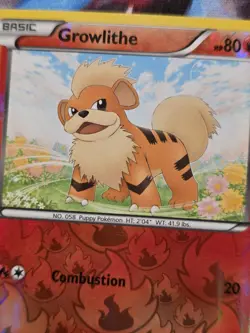 Growlithe 11/99 B&W Next Destinies Reverse Holo Common Pokemon Card - Image 2