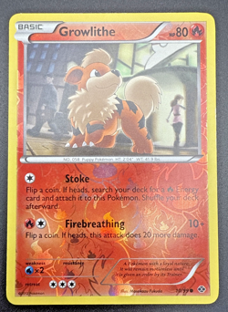 Growlithe 10/99 Next Destinies Reverse Holo Pokemon Card TCG - Image 1