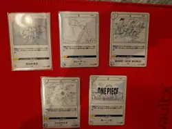 One Piece TCG EB02 Anime 25th Collection 5xR Card Lot (Japanese) 8,20, 40,50,58 - Image 1