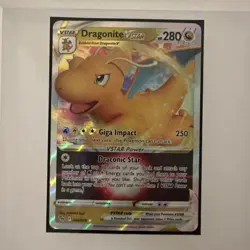 Pokemon TCG Dragonite VSTAR Holo Ultra Rare Card 050/078 Pokemon - Image 1