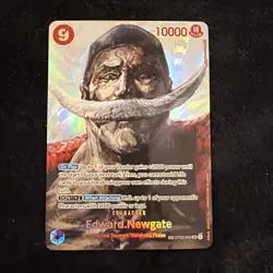 One Piece Card Game Alt Art Edward Newgate SP English Paramount War OP02-004 NM - Image 1