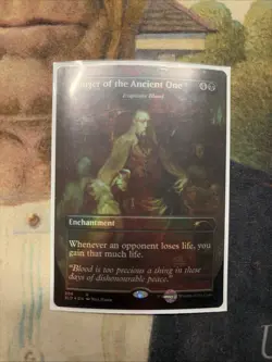 Hunger of the Ancient One - Exquisite Blood Secret Lair Drop Foil - Image 1