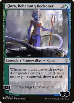 MTG - Kiora, Behemoth Beckoner - The List - Mystery Booster 2 - Magic - Image 1