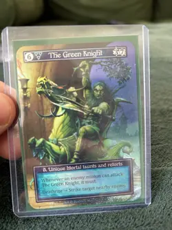 Sorcery Contested Realm TCG Arthurian Legends The Green Knight UNIQUE FOIL ! - Image 1