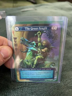 Sorcery Contested Realm TCG Arthurian Legends The Green Knight UNIQUE FOIL ! - Image 2