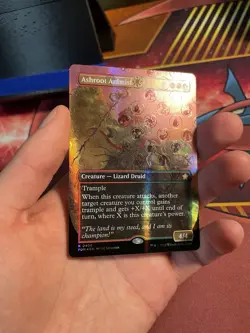 MTG Ashroot Animist Borderless Mythic Mana Foil 0405 Foundations Lightly Played - Image 3