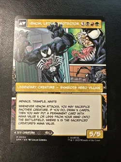 Eddie Brock [NM] 0224 - (Borderless) Marvel's Spider-Man Regular MTG CORNER - Image 2