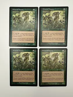 Priest of Titania x4 - *NM* Urza's Saga MTG Magic The Gathering 1998 Vintage - Image 1