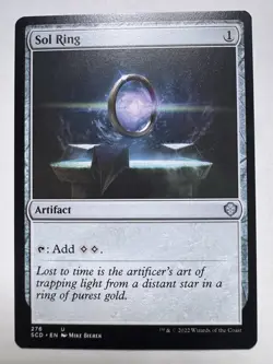 MTG - Sol Ring (276) Starter Commander Decks- SCD, NM - Image 1
