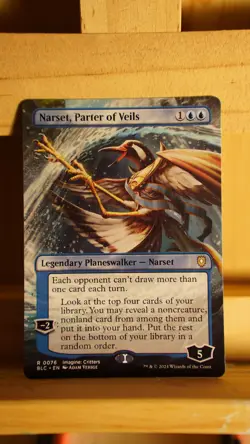 Narset, Parter of Veils - Borderless - NM - Bloomburrow Commander - MTG - Image 1