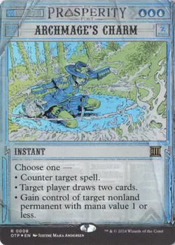 Archmage's Charm Outlaws of Thunder Junction: Breaking News Foil NM 8 - Image 1