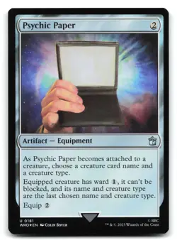 Psychic Paper (Foil) #181 Doctor Who - Image 1