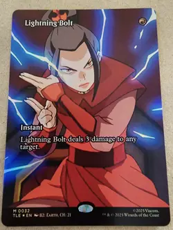 Lightning Bolt - #32 Foil Borderless - Avatar - Eternal Legal - Mtg - Image 1