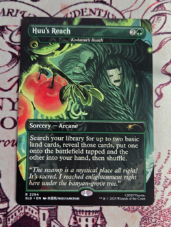 MTG Huu's Reach Borderless Kodama's Reach Avatar Last Airbender NM - Image 1