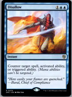 #74 Disallow Commander: Aetherdrift Rare - Image 1