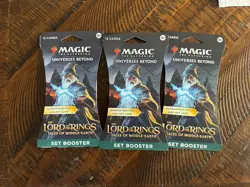 MTG *3x The Lord of the Rings: Tales of Middle-Earth Set Booster Packs* Magic - Image 1