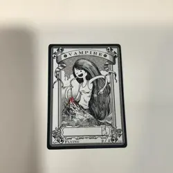 Autographed Signed, RK Post token, Magic The Gathering MTG Vampire 2/2 - Image 1