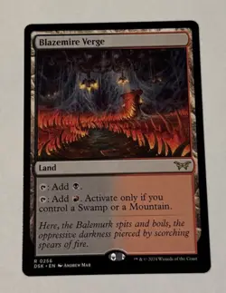 MTG Blazemire Verge - Duskmourn: House Of Horror LP - Image 1