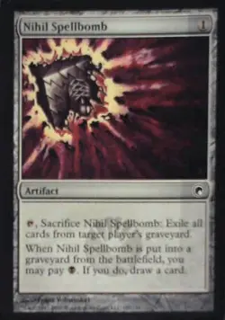 Nihil Spellbomb - Scars of Mirrodin: #187, Magic: The Gathering Nm R149 - Image 1