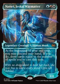 Narset, Jeskai Waymaster - Foil Showcase TDM NM MTG - Image 1