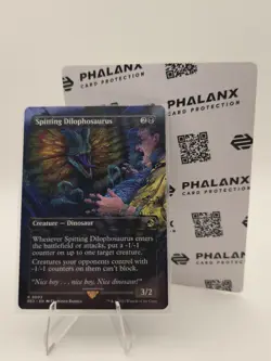 MTG SPITTING DILOPHOSAURUS BORDERLESS NM REX 0003 -Argo- - Image 5