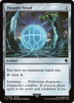 MTG magic 1x Thought Vessel SURGE FOIL (M/NM) Commander Final Fantasy - Image 1