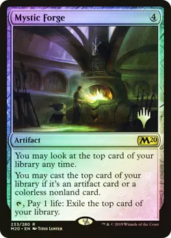 Magic The Gathering MTG MYSTIC FORGE FOIL Core Set 2020 Promos NM Near Mint - Image 1