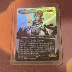 Lightning, Army Of One Showcase Foil, MTG Single, FIN 0400 Mythic NM - Image 3