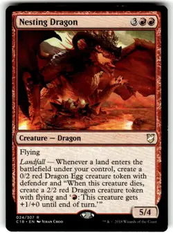 Nesting Dragon Commander 2018 Regular MTG - Image 1