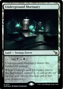 Underground Mortuary FOIL Murders at Karlov Manor Magic MTG NM - Image 1