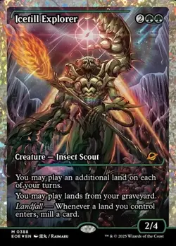 Icetill Explorer - Fracture Foil Showcase EOE NM MTG - Image 1