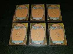 MTG 6x Magic Player Rewards Promo green MP Odyssey Bear Token ships w/ tracking - Image 2