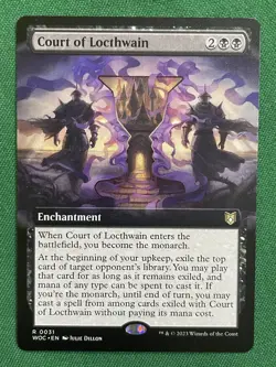 Court of Locthwain (Extended Art) R Commander: Wilds of Eldraine 31 NM - Image 1