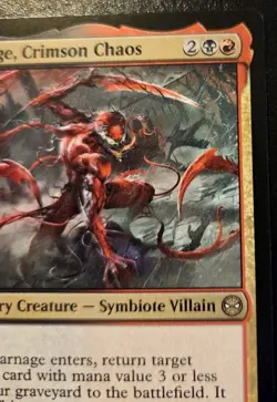 Carnage, Crimson Chaos 0125 Rare Spider-Man Magic: The Gathering - Image 3