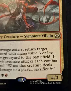 Carnage, Crimson Chaos 0125 Rare Spider-Man Magic: The Gathering - Image 5