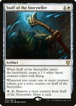 Staff of the Storyteller Phyrexia: All Will Be One Commander NM MTG - Image 1
