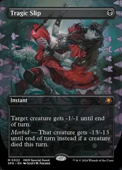 Tragic Slip - Extended Art SPG NM MTG - Image 1