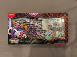 Pokemon TCG PALDEAN FATES Great Tusk Iron Treads Ex Premium Collection ✅ NEW - Image 1