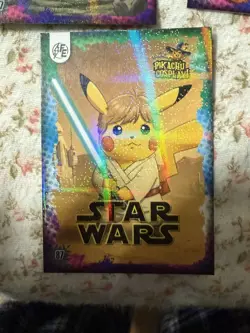 POKEMON PIKACHU COSPLAY! *STAR WARS* #87 - HOLOGRAPHIC new - Image 1