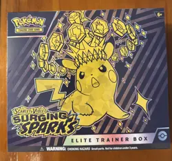 Pokemon Surging Sparks ETB Elite Trainer Box (FACTORY SEALED) - Image 1