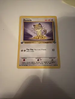 Pokemon Meowth Jungle Set First Edition 56/64 Near Mint/Lightly Played! - Image 1