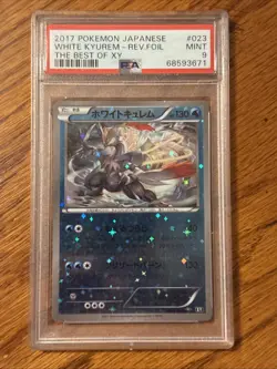 White Kyurem 023/171 Pokemon The Best of XY Japanese PSA 9 Mint - Image 1