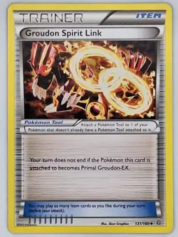 Groudon Spirit Link 131/160 Pokemon - XY Primal Clash MP - Image 1