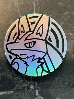 Pokemon Evolving Skies Blister - LUCARIO Collectible Coin TCG - Pack Fresh - Image 1