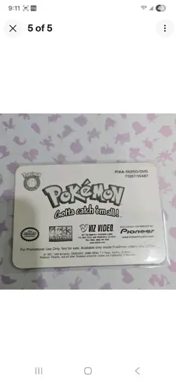 Pokemon Lenticular Team Rocket Card Viz Video Pioneer PIKA-0025D - 3D Promo LP - Image 3