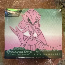 Paradox Rift Pokemon Center ETB Exclusive Iron Valiant Factory Sealed from case - Image 1