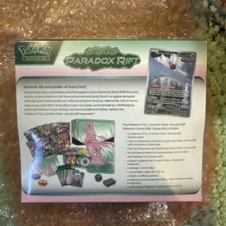 Paradox Rift Pokemon Center ETB Exclusive Iron Valiant Factory Sealed from case - Image 2