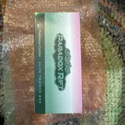 Paradox Rift Pokemon Center ETB Exclusive Iron Valiant Factory Sealed from case - Image 5